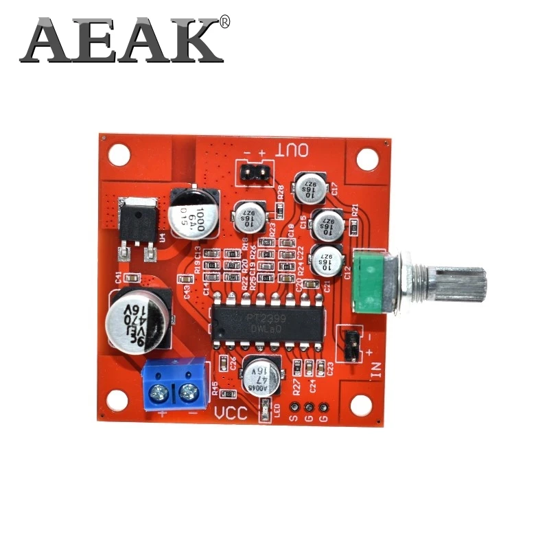 Микрофон AEAK PT2399 с платой реверберации плата без функционального модуля