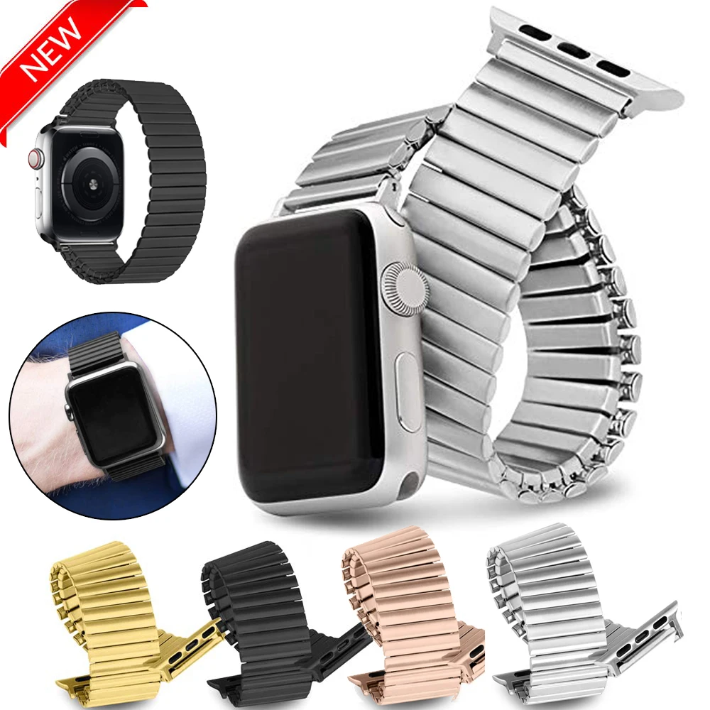 Эластичный ремешок для Apple Watch Band 42 мм/44 мм/38 мм/40 мм стрейчевый браслет из