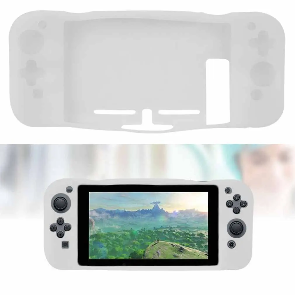 Силиконовый защитный чехол-накладка для Zend Gamepad, черный, белый, с ручкой, чехол-ручка для контроллера, аксессуары для игр NX