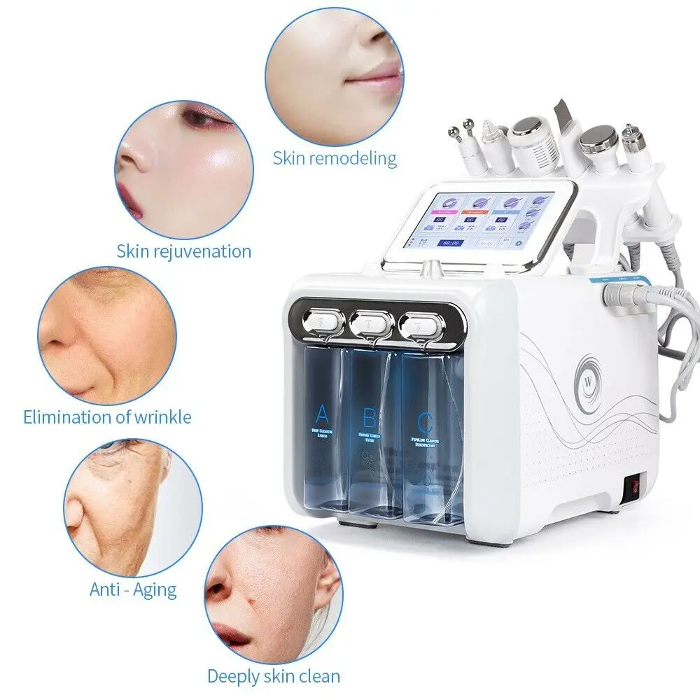 

6 In 1 Facial Water Peeling Microdermabrasion Hydro Dermabrasion Beauty Machine