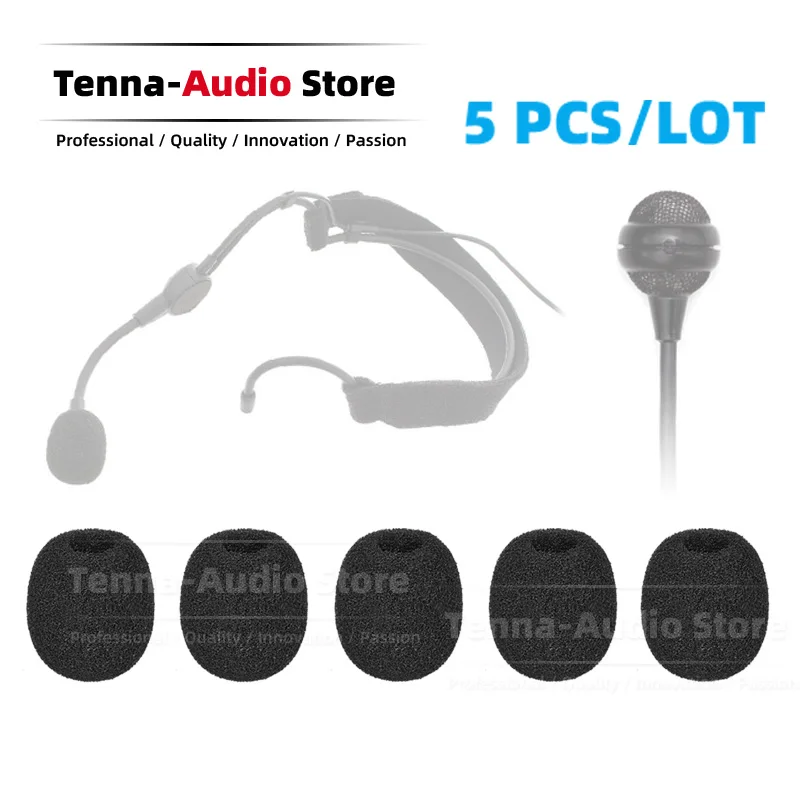 Capa à Prova de Vento Espuma Microfone Esponja Mike Escudo para Sennheiser Me3 Me4 ME ii Me3-ii Me4-ii Anti Pop Filtro Mic Windscreen