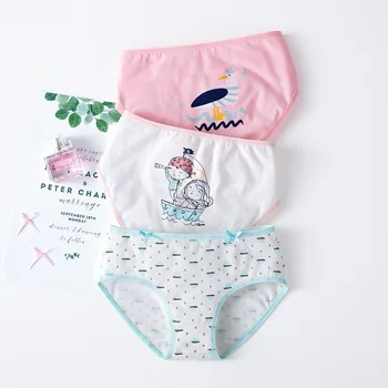 

Hot Sale Cotton Kitty Minnie Baby Kids Underwear 3pcs/lot Girl Underwear Kids Panties Shorts For Nurseries Children Briefs 5-13Y