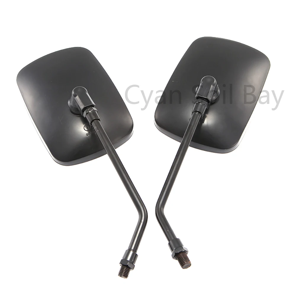Универсальный черный мотоцикл зеркало скутер e-велосипед зеркала заднего вида выпуклое зеркало 8 мм 10 мм Винт