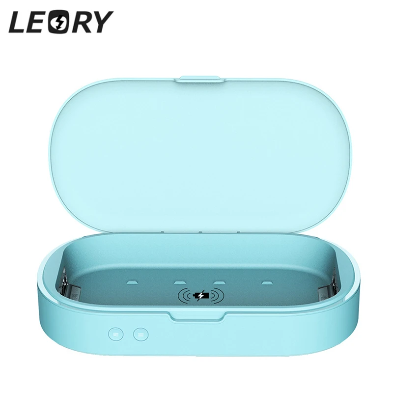

LEORY QC3.0 10W UV-sterilized Fast Charging Wireless Charger For iPhone 11XR Huawei P30 Mate 30 Xiaomi Mi9 S10 Note 10 for Nighe