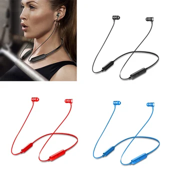 

Wireless Earphone In-ear Stereo Bass Neck Hanging Bluetooth Headset for Sports LHB99