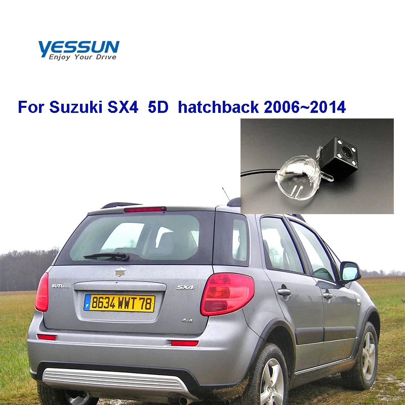 Номерной знак для Suzuki SX4 5D хэтчбек 2006 2007 2008 2009 2010 2011~ Автомобильная камера заднего вида с Парковочные системы