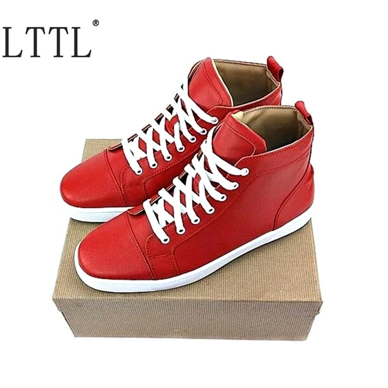 luxury men's leather sneakers