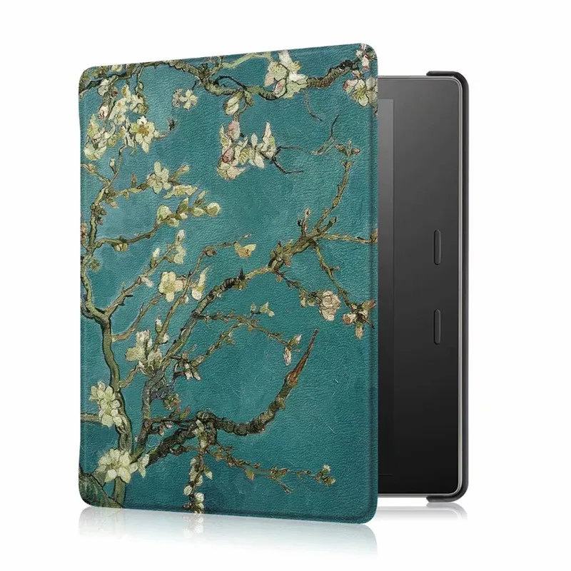 XH Чехол Funda для всех-new Kindle Oasis 2 3 " 10th /9th Авто спящий/Пробуждение кожаный флип-чехол для Kindle Oasis 7" Capa+ Stylus - Цвет: XH