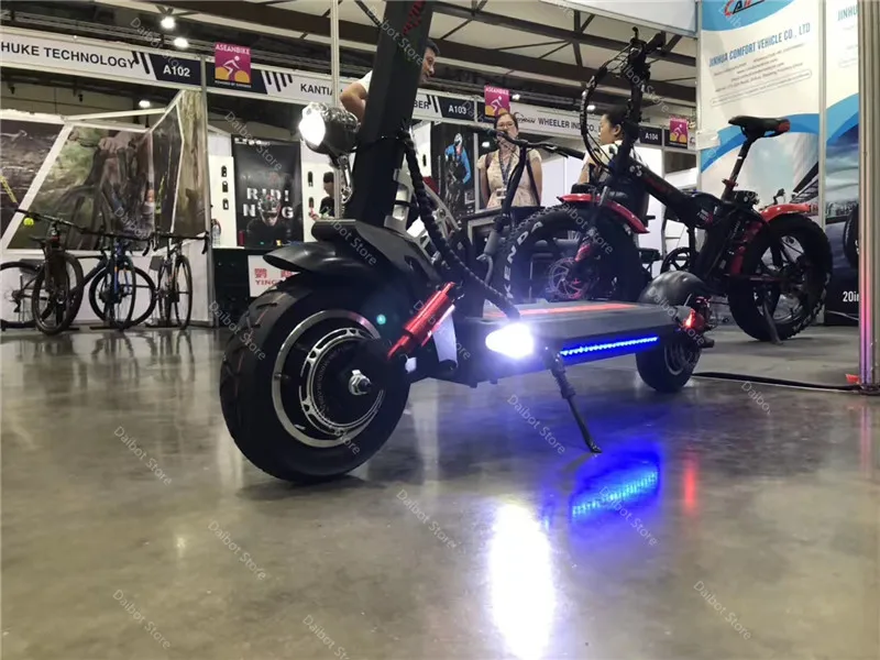 Powerful Electric Scooter 2400W 60V Two Wheel Electric Scooters Dual Drive High Speed 70KMH Foldable Kick Scoot (2)