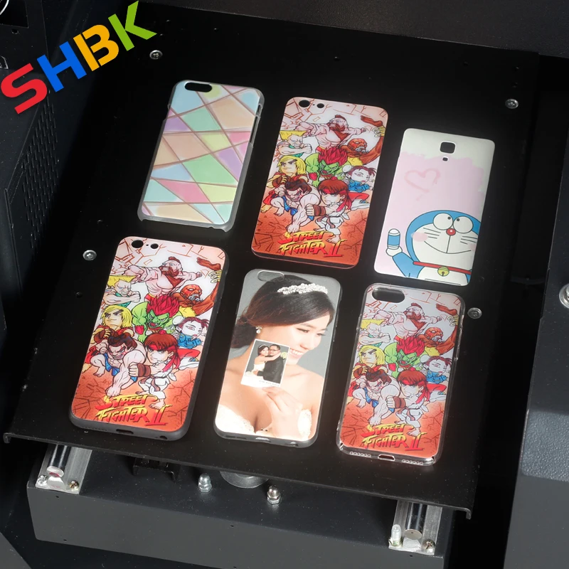  Multi Portable UV printer A3 size Inkjet Flatbed Printing machine with Rotary for flat and cylinder