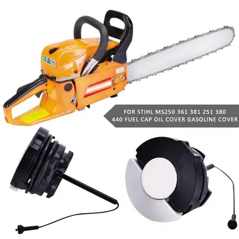 

1*Gas Tank Fuel Cap+1*Oil Cap For STIHL Chainsaw MS200 MS210 MS230 MS250 MS260 MS380 Fuel Gas Oil Filler Cap