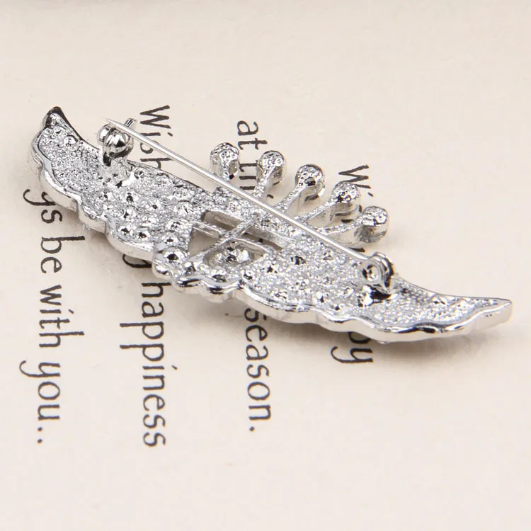 Металлическая брошка в виде крыльев Ангела Мужская короны для рубашки костюма