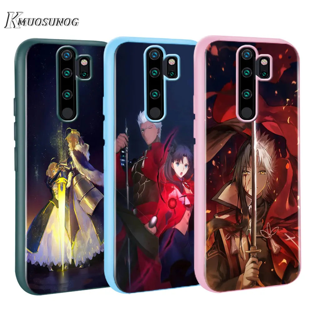 

for Xiaomi Redmi Note 8T 8 7 6 Pro Baseus Candy Color Cover fate saber for Redmi Note 5 Pro 5A 4 4X Case