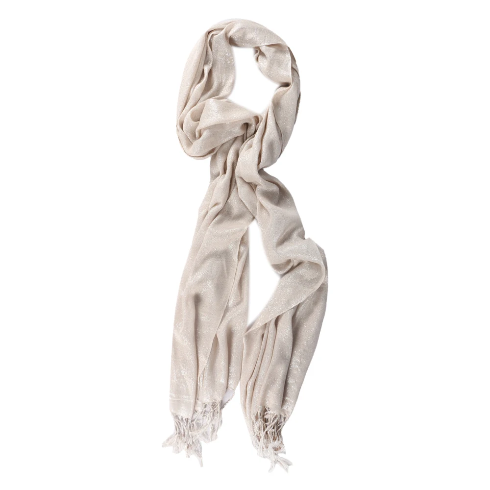 New Style Fashion Muslim Hijabs Women Long Scarf High Quality Shiny Lurex Sequins Shimmer Pleated Crinkle Hijab Scarf Shawl