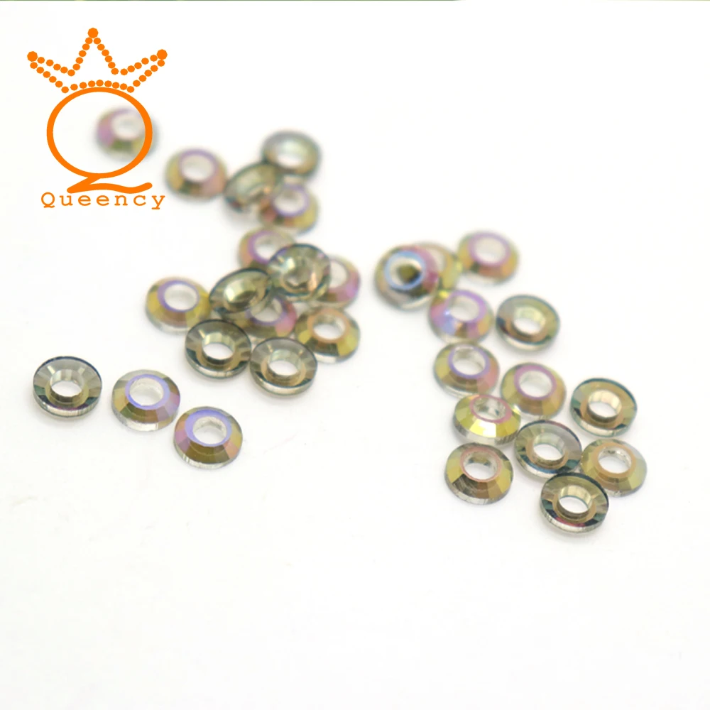 10pcs 6-14mm Round Shape Chameleon angle rings glass Cosmic Ring crystal rhinestone for Women jewelry Nail Art Decoration | Красота и