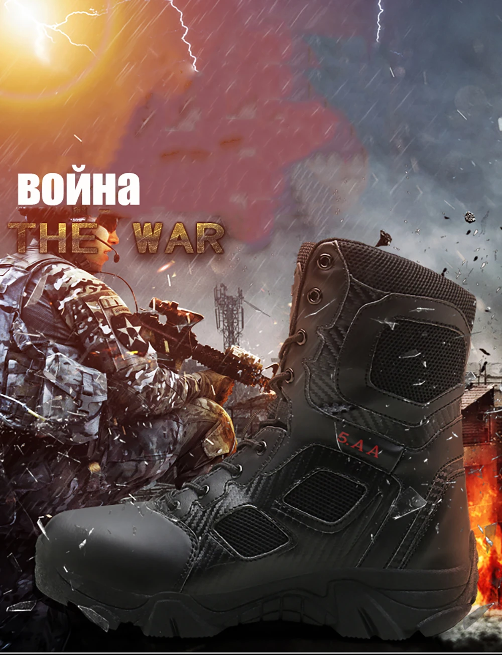 TaoBo Warm Outdoor Round Head Sports Shoes Winter Shoes Men Shoes Warm Men Military Boots Snow Men Work Boots Martens