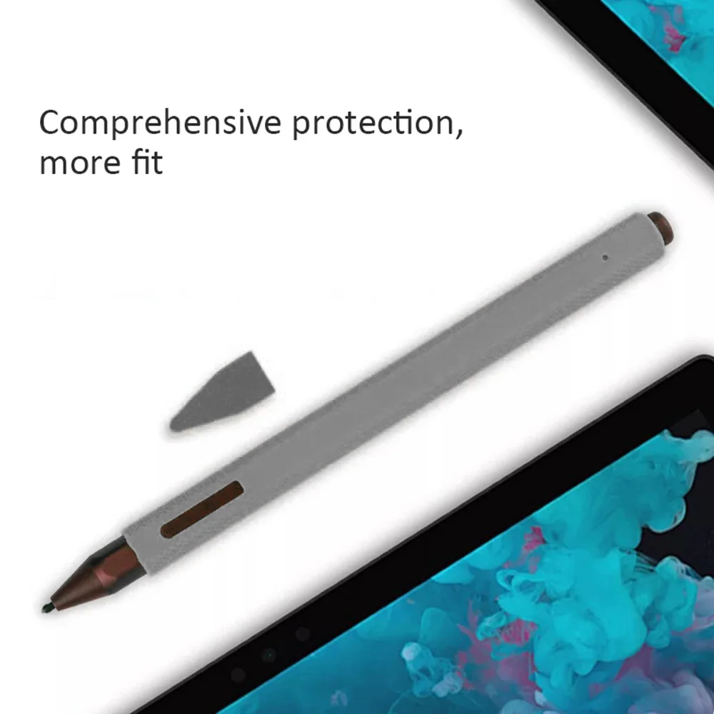1 шт. силикон чехол Чехол для карандаша стилус защитный чехол для microsoft Surface Pro Противоскользящий