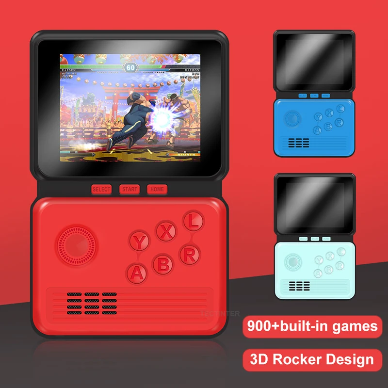 

Video Game Console 16 Bit Retro Mini Handheld Game Console Built-in 900 Classic Games M3 Protable 3.0 Inch Game Player