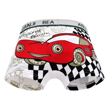 

2020 Summer Baby Boy Underpants Children Cotton Cartoon Car Print Pattern Panties Colorful Underwear Boxer Infant Brief Clothes