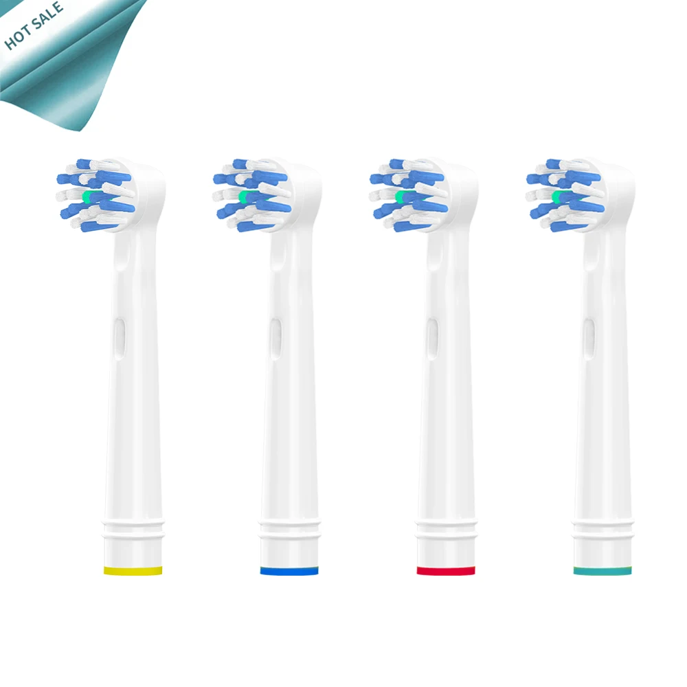 4 шт сменные насадки для зубной щетки Braun Oral B электрическая зубная щетка с мягкой