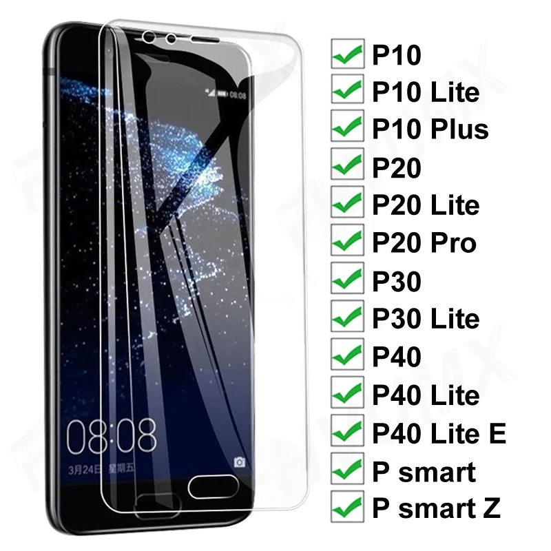 Защитное стекло 11D для Huawei P10 Plus P20 Pro P30 P40 Lite E закаленное пленка экрана P smart Z 2019 |