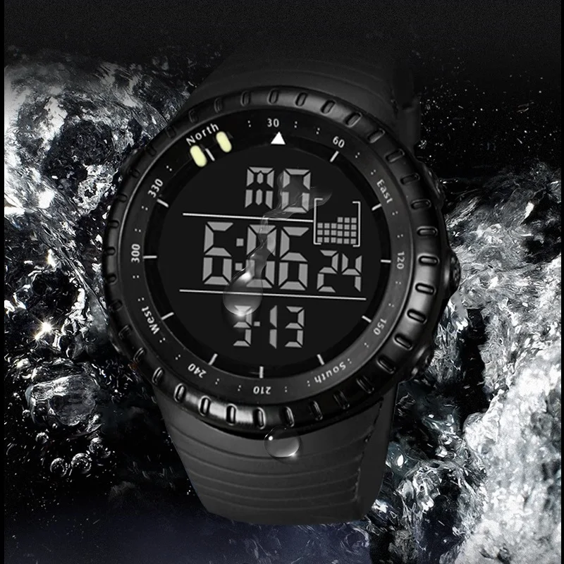 

Men Sports Watches Waterproof Digital LED Military Watch 2019 New Fashion Casual Brand for Men Fashion Electronics Wrist Watches