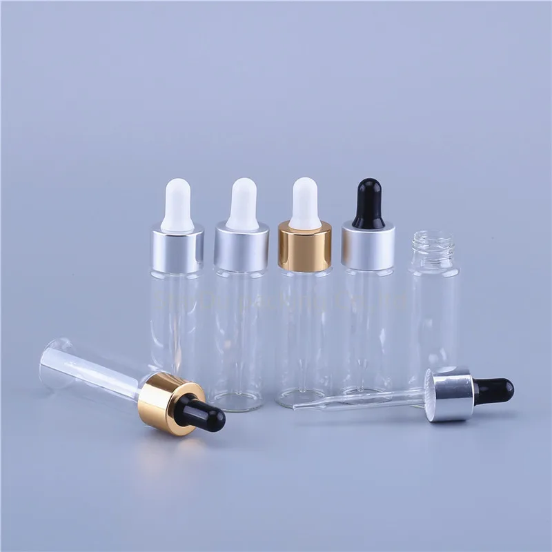 

6pcs/lot Refillable 30ML Transparent Glass Essential Oil Bottles With Glass Dropper Travel Dropper Liquid Pipette Bottles