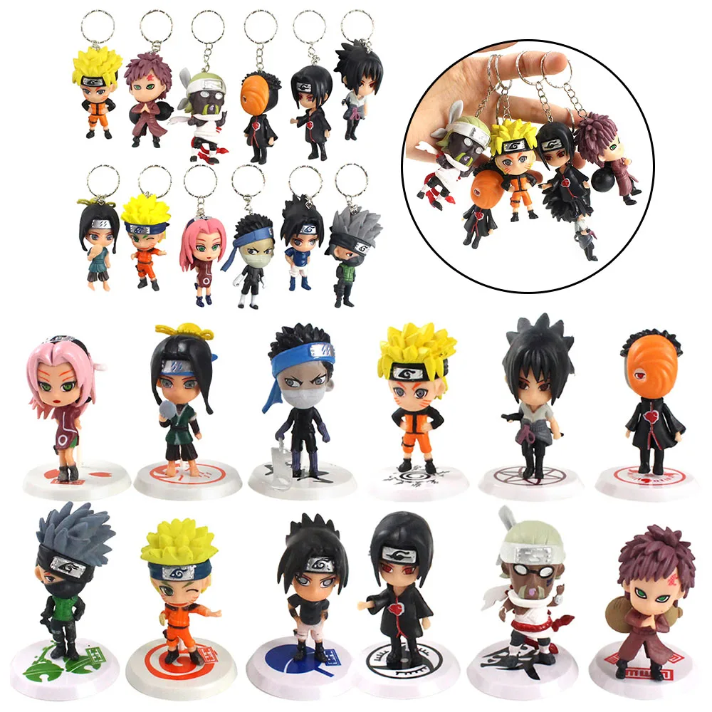 Экшн-фигурка 6 шт./компл. 6-8 см Брелок модели игрушек Brinquedos | Игрушки и хобби