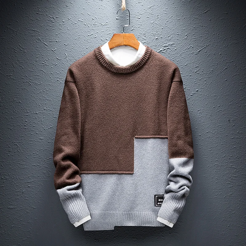 Autumn Winter Thick Warm Sweaters O-Neck Wool Sweater Men Brand Clothing Knitted Cashmere Casual Pullover Men streetwear