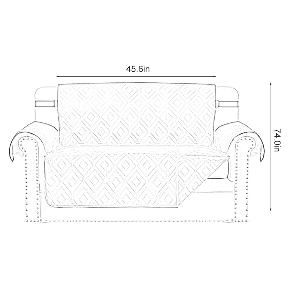 Водонепроницаемый для диванов съемный собака Детские коврик кресло, мебель протектор моющиеся подлокотник диван чехлов 1/2/3 сиденье