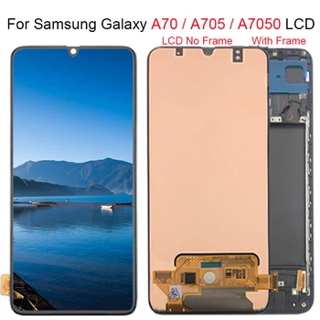 

6.7" For Samsung Galaxy A70 LCD A705 A705F SM-A705F Display Touch Screen Digitizer Assembly A70 2019 For Samsung A70 LCD
