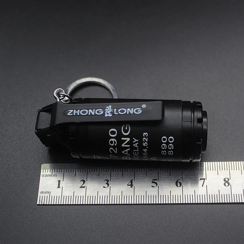 Creative Mmall Model Smoke Bomb Inflatable Lighter Small Grenade Wheel Open Flame Lighter