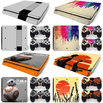 

for PS4 slim skin sticker Design Waterproof Dustproof Skin Decorative Sticker Decal Cover for PS4 Slim