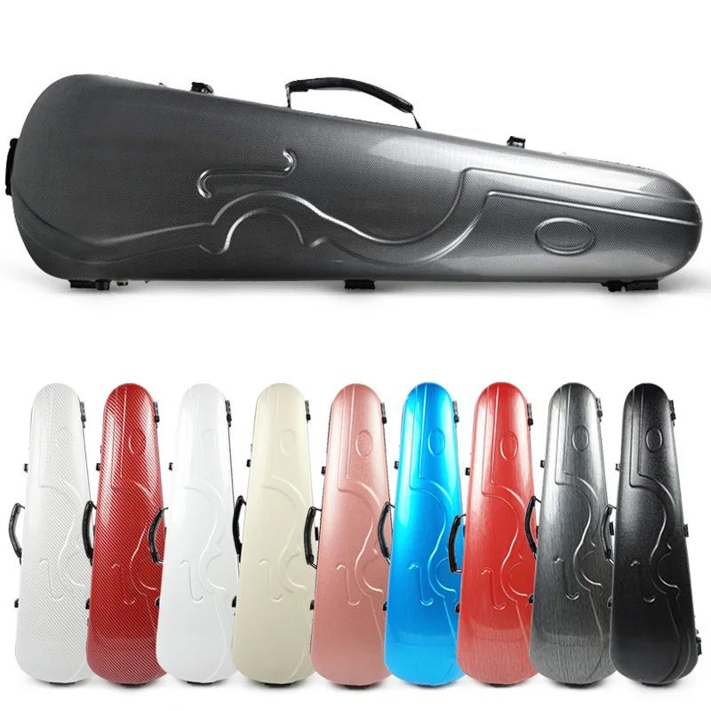 New Style Violin Case Carbon Fiber Waterproof Violin Hard Case Violin