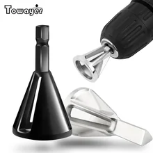 Outil d'ébavurage en acier inoxydable outil de chanfrein mèche d'ébavurage externe enlever outil de bavure pour outil de forage en métal outils d'ébavurage mandrin