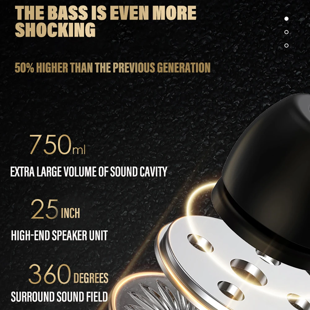 TWS Fingerprint Touch Wireless Headphones Bluetooth V5 0 3D Stereo Dual Mic Noise cancelling earphones