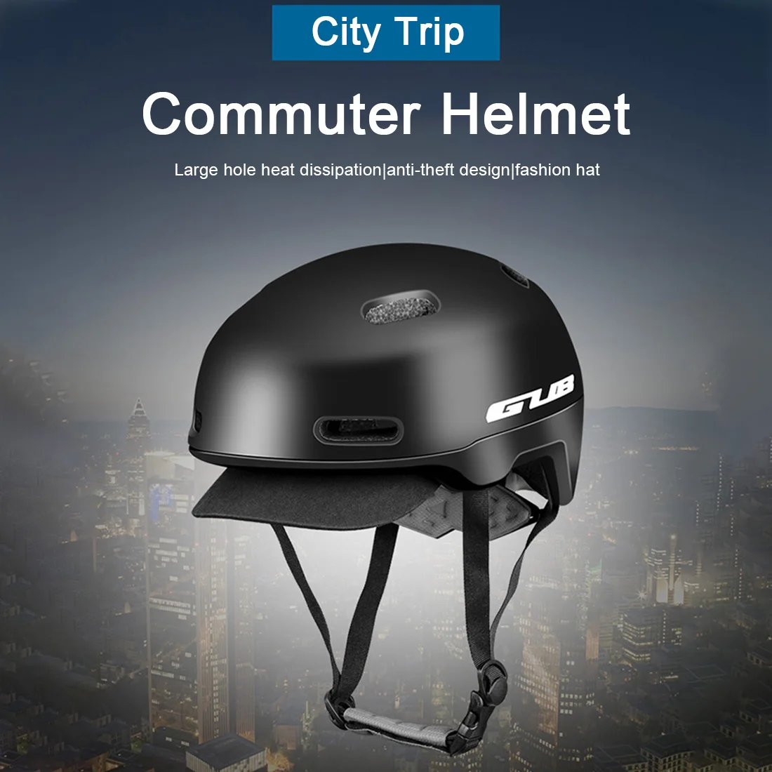 GUB CITY PRO Открытый Велоспорт голова защитный шлем MTB шлем безопасности Велосипедное оборудование езда на велосипеде снаряжение