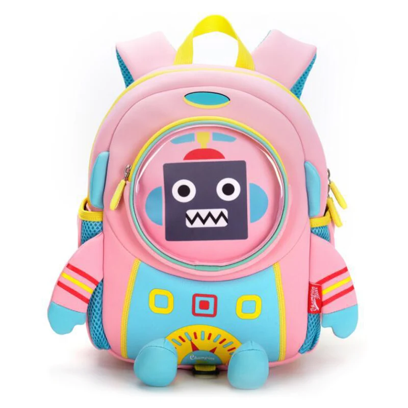 mochila verde fluorescente