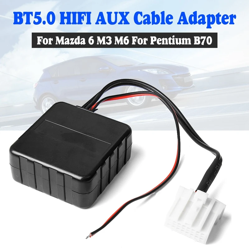 Автомобильный модуль Bluetooth адаптер Aux аудио кабель для Mazda 2 3 5 6 MX5 RX8 CX7