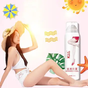 

OEM 130ml Protection Invisible Air Stockings Spray Red Pomegranate Cream Skin Whitening Tone Spray Brighten Face Body Concealer