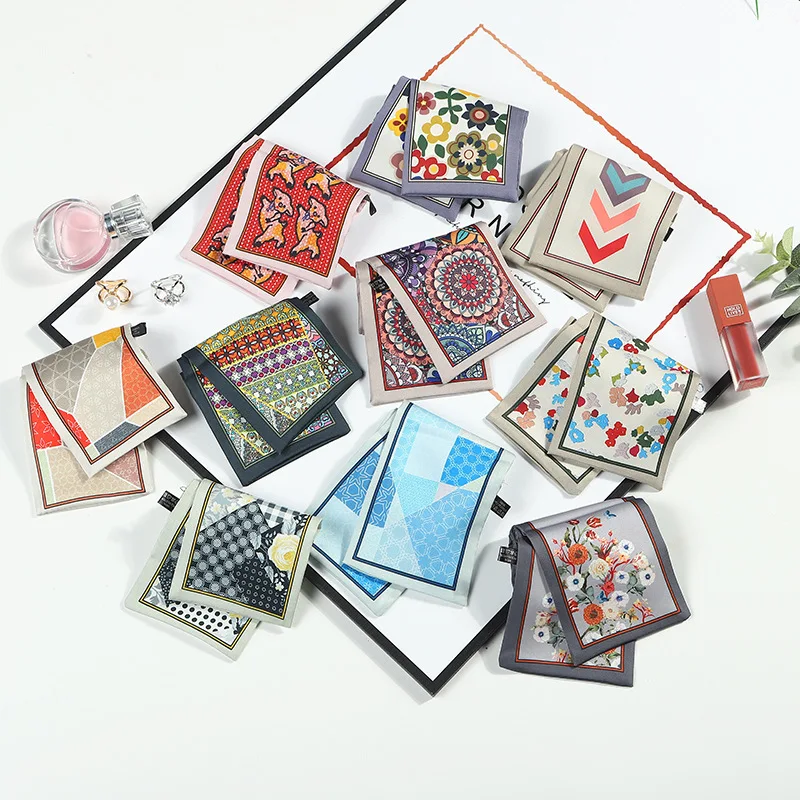 

Small Silk Scarf Ribbon Female Spring and Summer All-match Professional Small Scarf Trend Fashion Decoration Ethnic Style Scarf