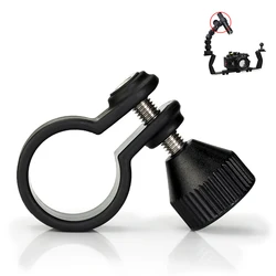 Versatile Waterproof Diving Flashlight Holder for Underwater Photography