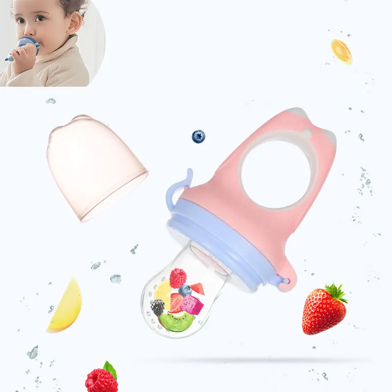 Симпатичная силиконовая детская соска в виде совы, соска для младенцев, пустышка для малышей, соска для кормления фруктов, еды, пустышка