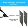Manual Rivet Gun Kit Hand Rivet Tool Rivet Nut Setting Tool Nut Setter Hand Riveter with Mandrels M3/M4/M5/M6 Riveter Gun Tool 5