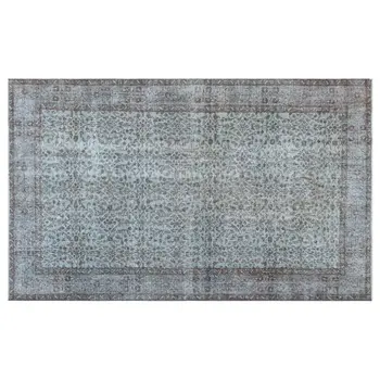 

Handmade Blue Vintage Overdyed Turkish Area Rug 153x251 Cm-5'0''X8'3''