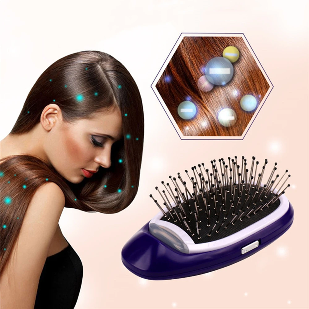 Ionic Hair Brush Magic Electric Hair Comb Negative Ions Hair Brush Hair Modeling Styling Comb No More Frizz Hair Combs Dropship Combs Aliexpress