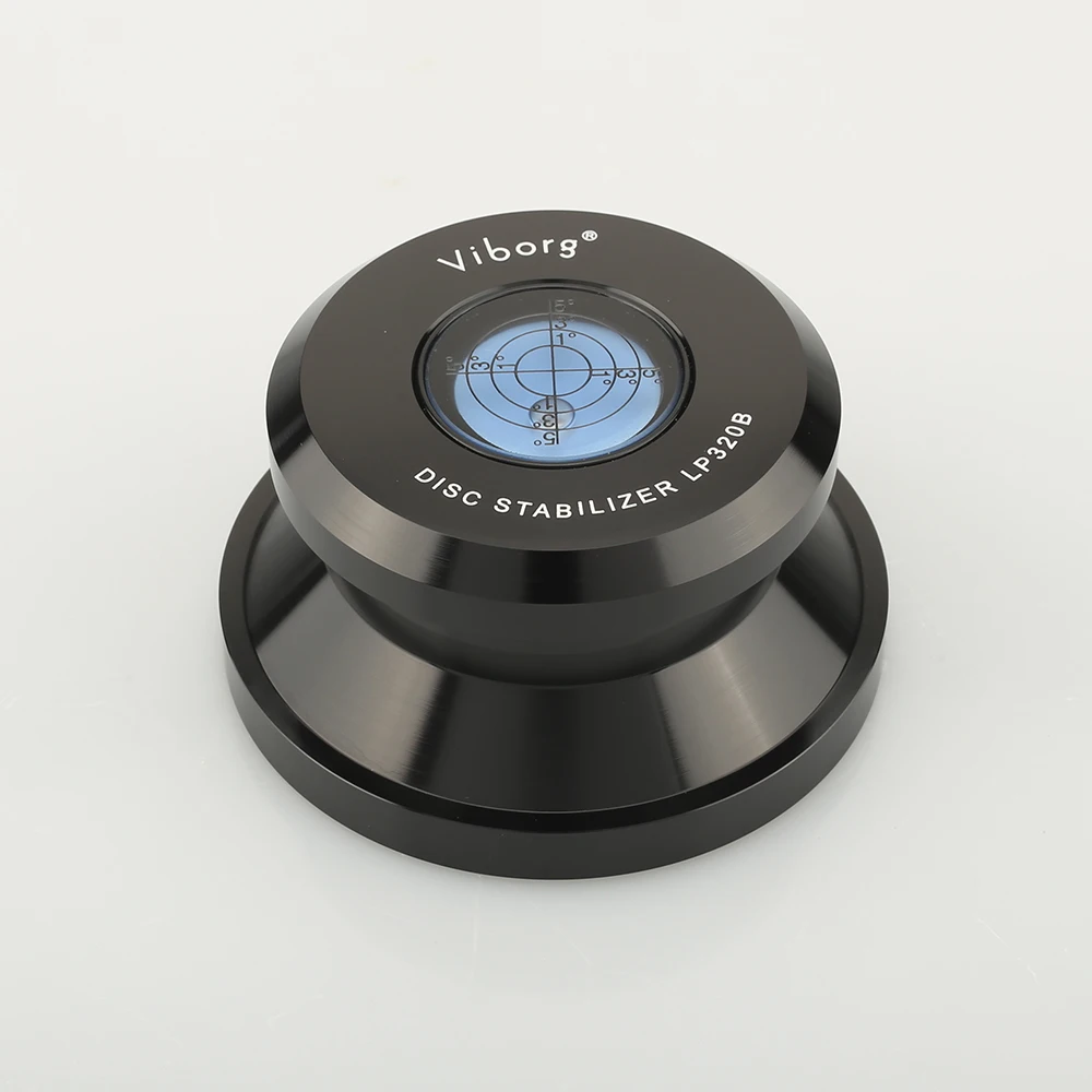 VIBORG LP320B Record Weight Stabilizer LP Disc Stabilizer Turntable Vinyl Clamp HiFi Premium Audiophile Grade Vinyl Vibration