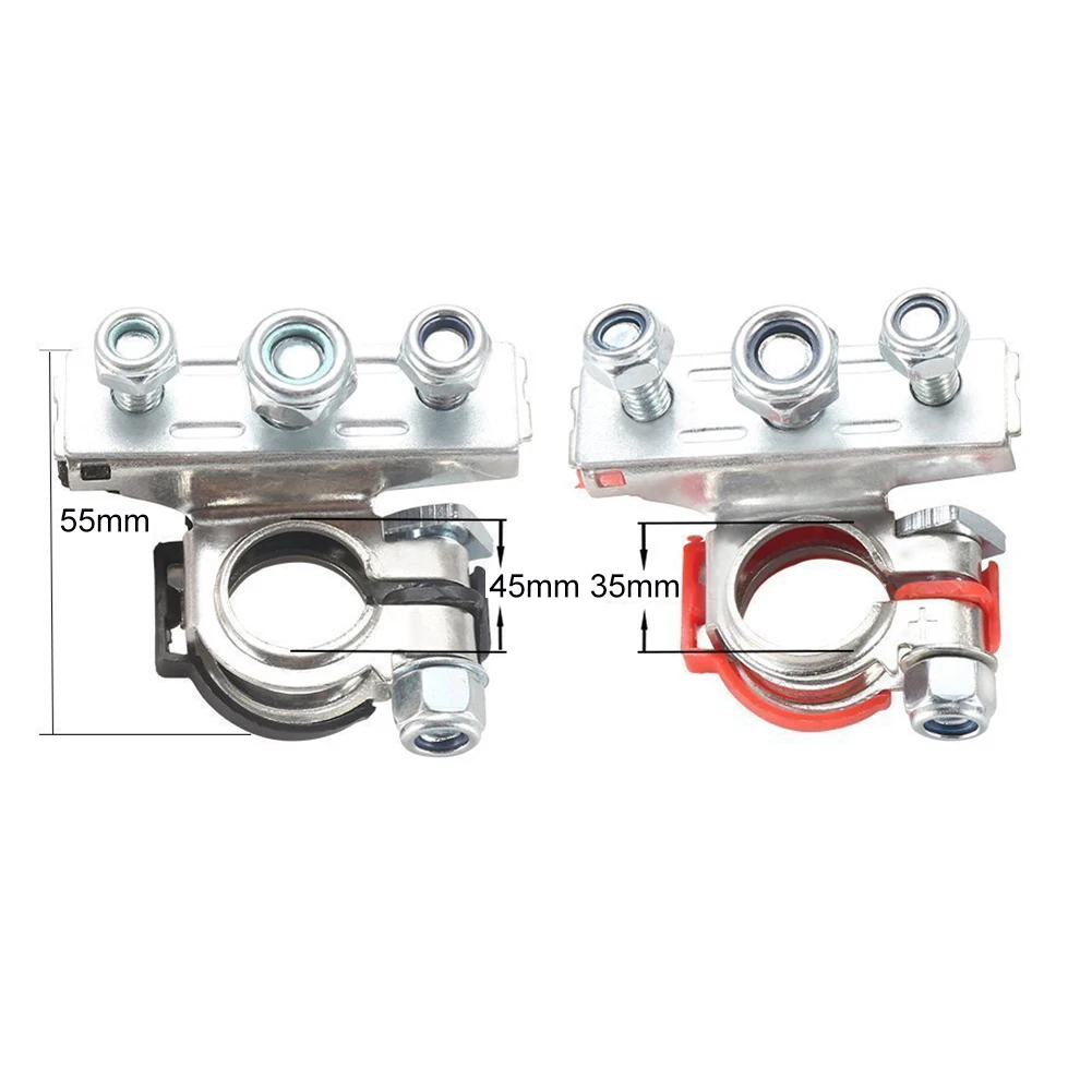 1 пара анти-окисление антикоррозионные водонепроницаемые прочные автомобильные верхние клеммы аккумуляторного кабеля зажимные соединители