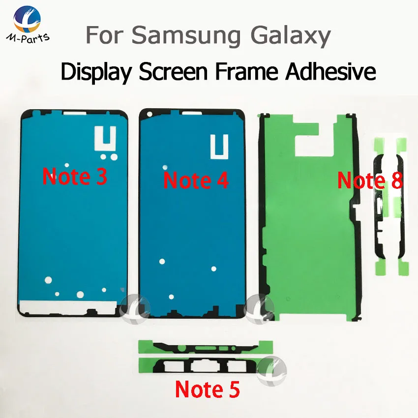 1 шт. передняя рамка для lcd-экрана на клейкой основе для samsung Galaxy Note 1 2 3 4 5 8 9 Neo Edge Mini Водонепроницаемая наклейка клей