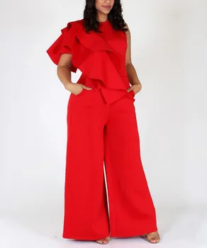 

Hot Selling Plus-sized Independent Station Amazon Hot Selling European And American-Style Fashion Solid Color Jumpsuit